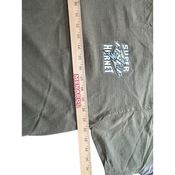 F-18 E/F Super Hornet T-shirt Tee XL Fighter Jet Airplane Boeing McDonnell READ - Picture 8 of 9